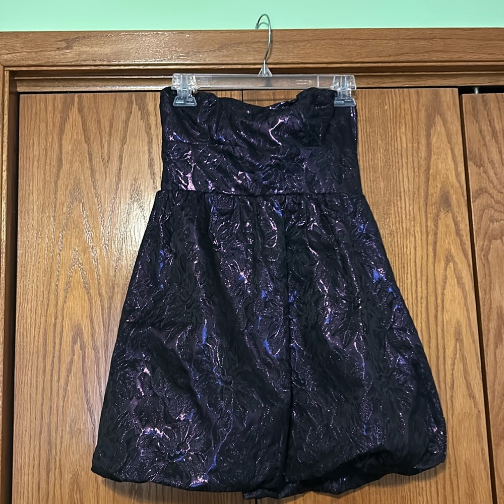 Sleeveless dress used for homecoming, purple size 3